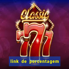 link de porcentagem dos jogos slots